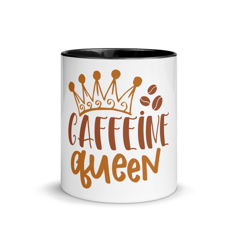 Coffee Mug - Caffeine Queen - Black